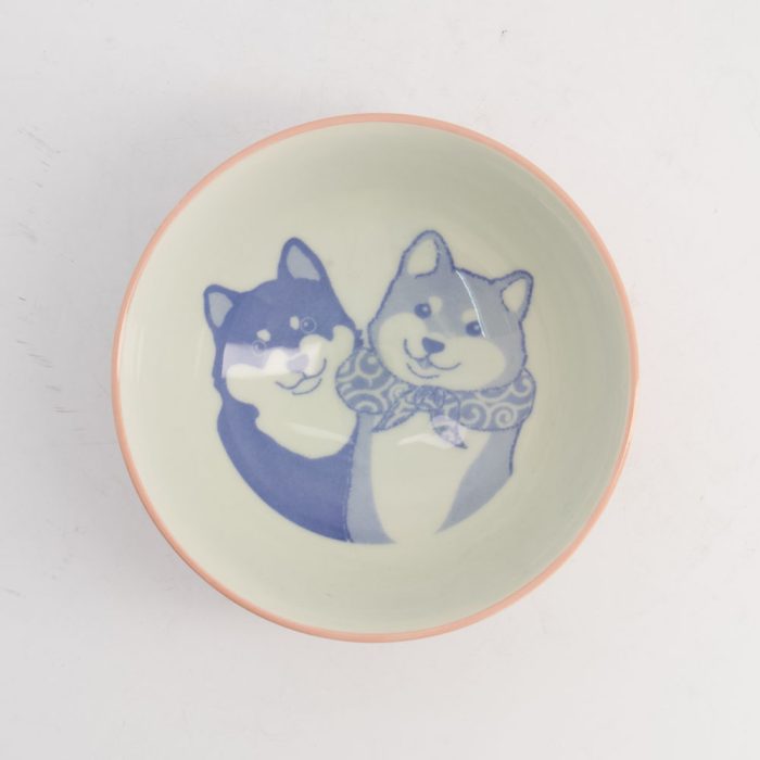 Tokyo Design Studio - Kawaii - Bol à Riz - Chien Shiba - Rose - 14.5x6.5cm 500ml – Image 3