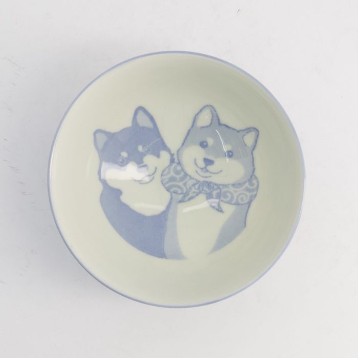 Tokyo Design Studio - Kawaii - Bol à riz - Chien Shiba - Bleu - 14.5×6.5cm 500ml – Image 3