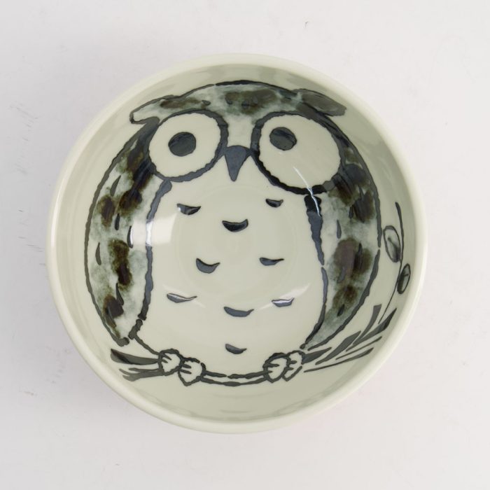 Tokyo Design Studio - Kawaii - Bol à riz - Hibou - Bleu - 16×8cm 600ml – Image 3