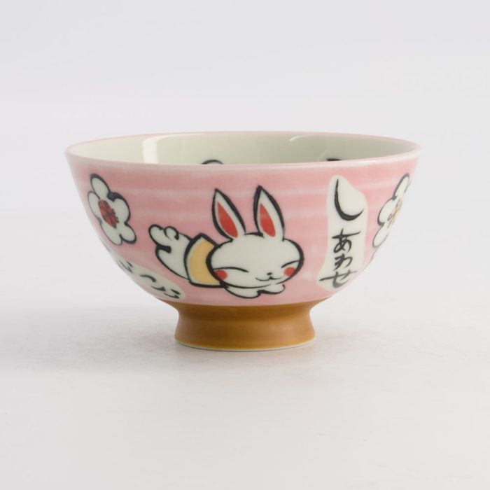 Tokyo Design Studio - Kawaii - Bol à riz - Lapin - Vert - 11.5×6cm 300ml – Image 2