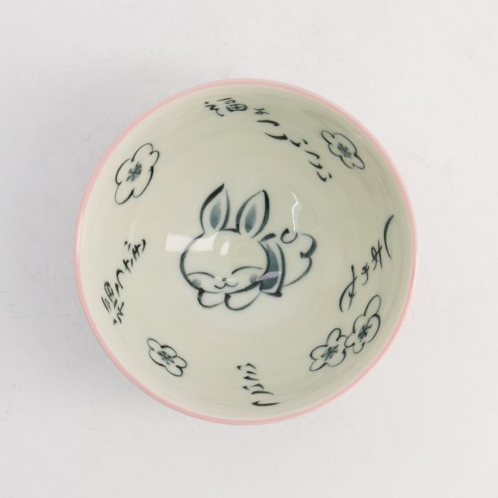Tokyo Design Studio - Kawaii - Bol à riz - Lapin - Vert - 11.5×6cm 300ml – Image 3