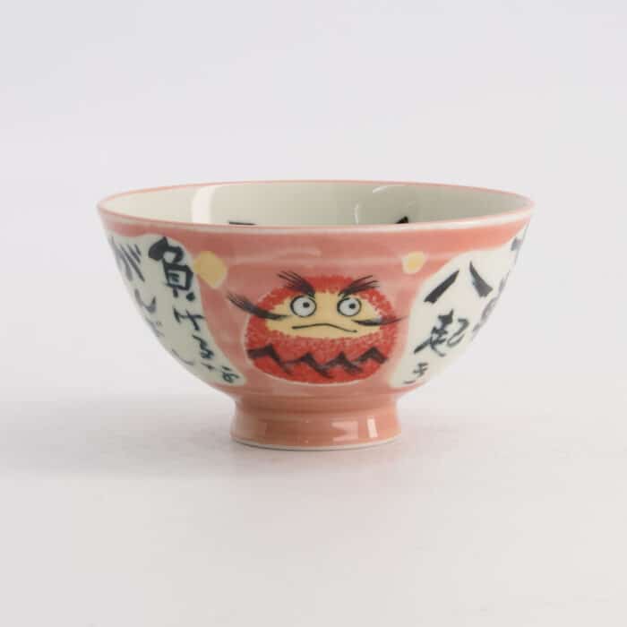 Tokyo Design Studio - Kawaii - Bol à Riz - Daruma - Rose - 11.5×6cm 300ml – Image 2