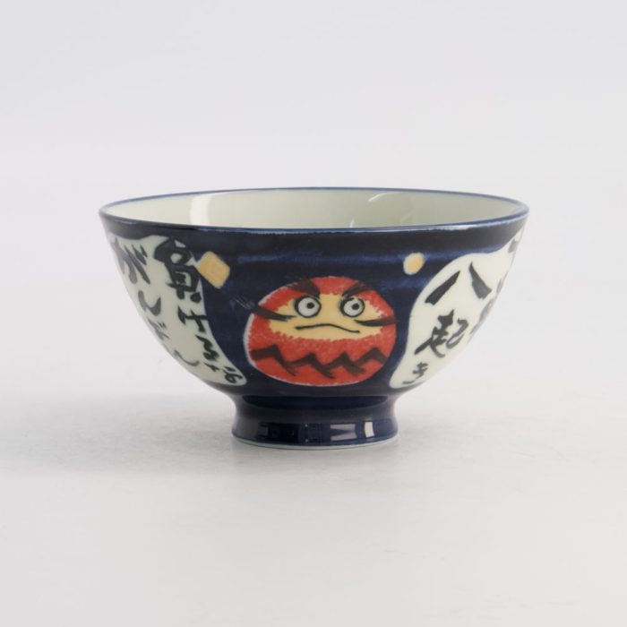 Tokyo Design Studio - Kawaii - Bol à Riz - Daruma - Bleu - 11.5×6cm 300ml – Image 2
