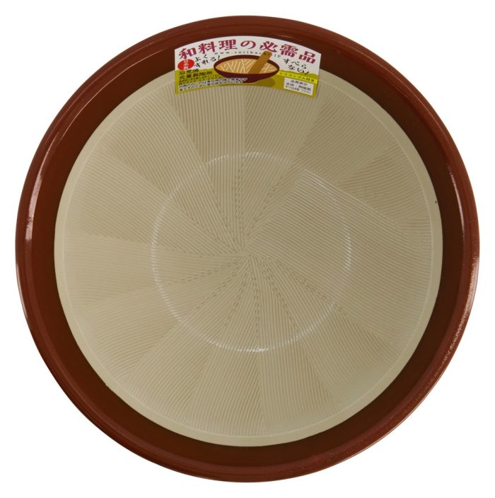 Mortier Suribachi Brun Avec Surface En Caoutchouc 12.5x5.5cm – Image 2