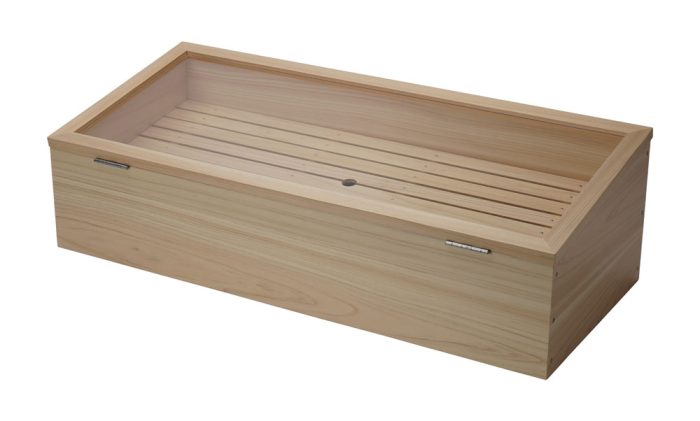 Boîte de présentation en bois Tokyo Design Studio avec couvercle 69,2x29,5x20,cm – Image 2