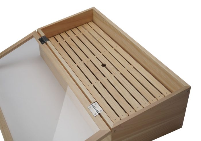 Boîte de présentation en bois Tokyo Design Studio avec couvercle 69,2x29,5x20,cm – Image 6