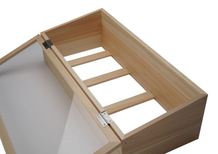 Boîte de présentation en bois Tokyo Design Studio avec couvercle 69,2x29,5x20,cm – Image 7