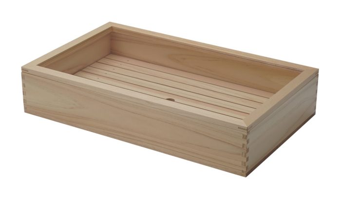 Boîte de présentation en bois Tokyo Design Studio avec couvercle 50x30x10cm – Image 4