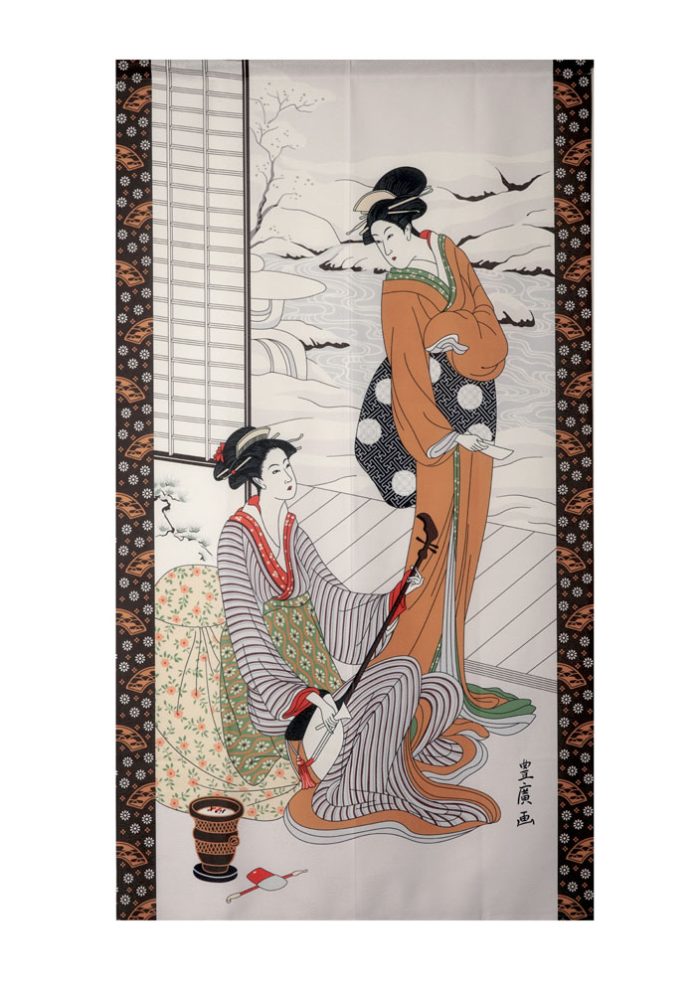 Noren Goodwill Bijin-Ga Shamisen 150x85cm