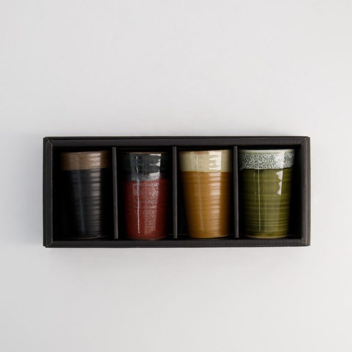 Coffret cadeau Tokyo design Studio tasses à thé 4pcs 5.3x8.3cm 160ml – Image 2