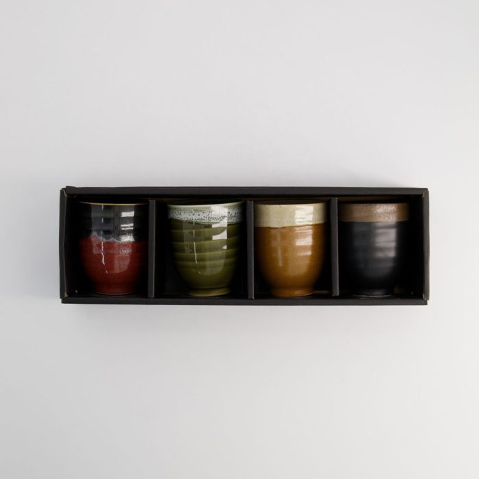 Tokyo design Studio Coffret Cadeau Tasses à Thé 4pcs 6.7x8.3cm 200ml – Image 3