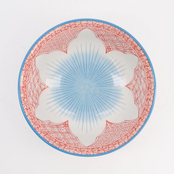 Tokyo Design Studio Lily Ramen Bol 20,5x8cm 1200ml Rouge