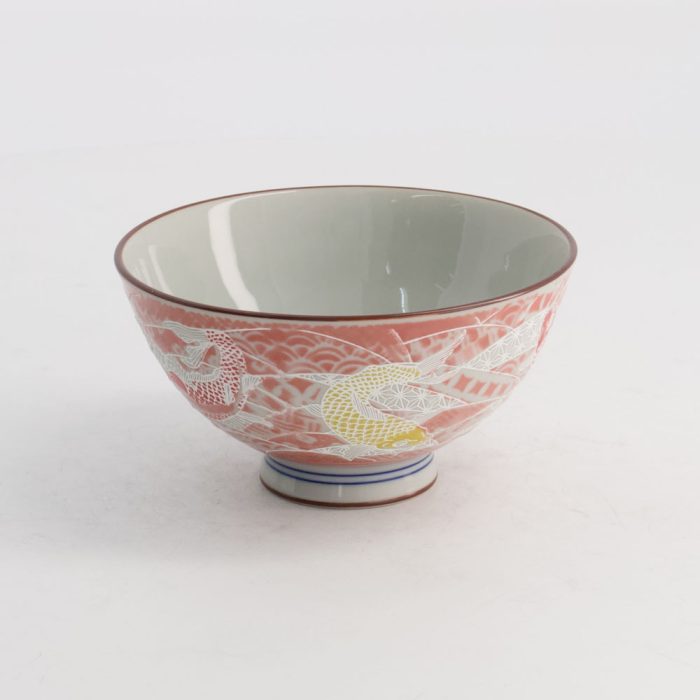 Tokyo Design Studio Kawaii Bol à Riz Carpe 11,5x6cm 300ml Rouge – Image 3