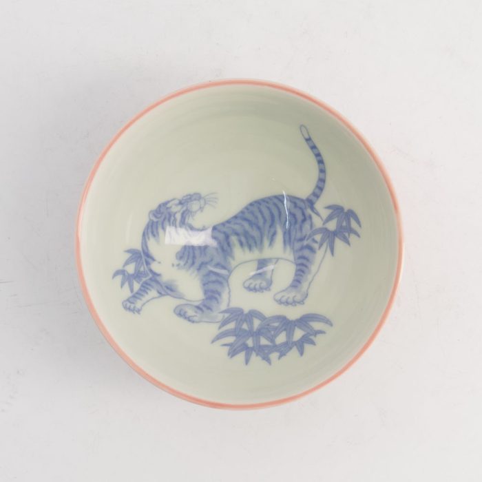 Tokyo Design Studio Kawaii Bol à Riz Tigre 11.5x6cm 300ml Rouge – Image 4