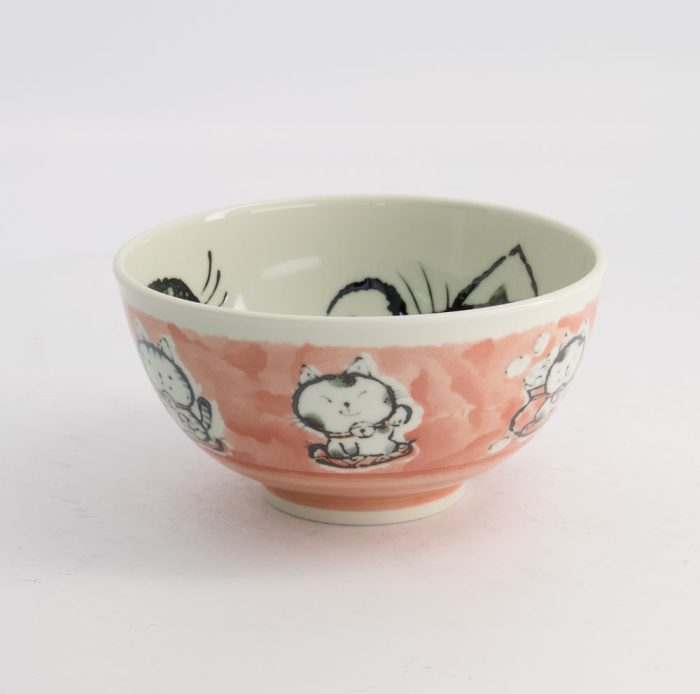 Tokyo Design Studio Bol à riz Kawaii Chat Neko 13x8cm 400ml