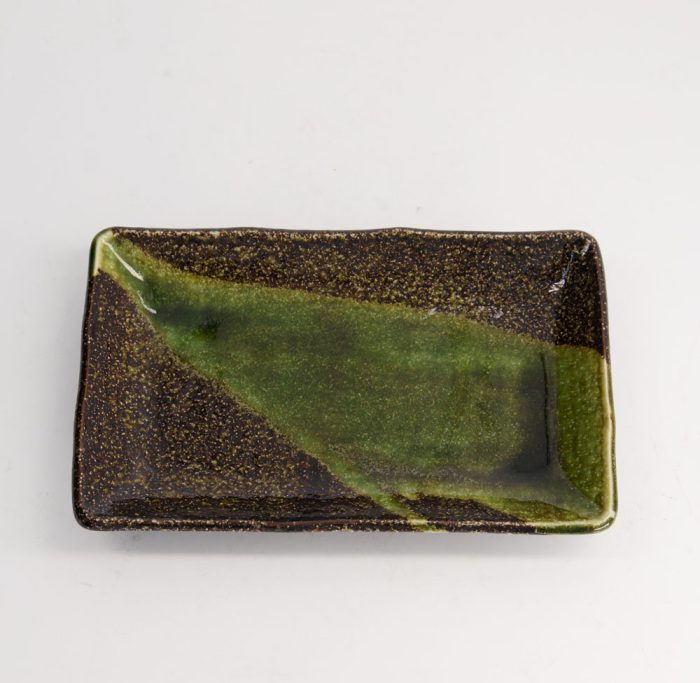 Tokyo Design Studio - Large Plates - Assiette Rectangulaire - Amanogawa - Vert - 21x13.5x2.8 cm – Image 2