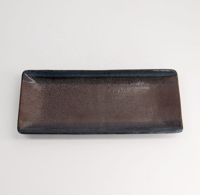 Tokyo Design Studio - Large Plates - Assiette Rectangulaire - Masiko Kinyo - Noir - 28.5x12.5x2.5cm – Image 2