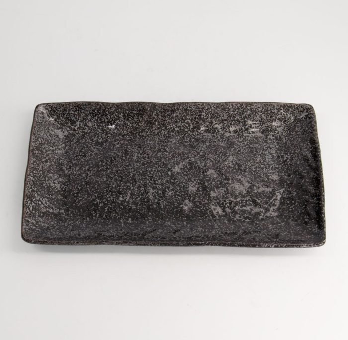 Tokyo Design Studio - Large Plates - Assiette Rectangulaire - Kuroyuteki - Noir - 28.5x12.5x2.5cm – Image 2