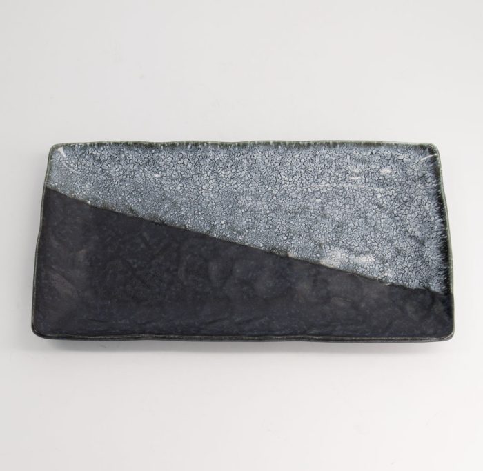 Tokyo Design Studio - Large Plates - Assiette Rectangulaire - Hyosho - Noir - 28.5x12.5x2.5cm – Image 2