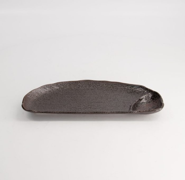 Tokyo Design Studio - Large Plates - Rechthoekig Bord - Hyosho - Bruin - 27.5x12x2.5cm