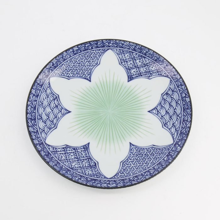 Tokyo Design Studio Lily Assiette 20x3 cm Bleu