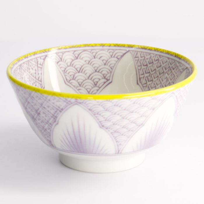 Tokyo Design Studio Lily Flower Tayo Bol 13,5x6,8cm 300ml Violet – Image 2