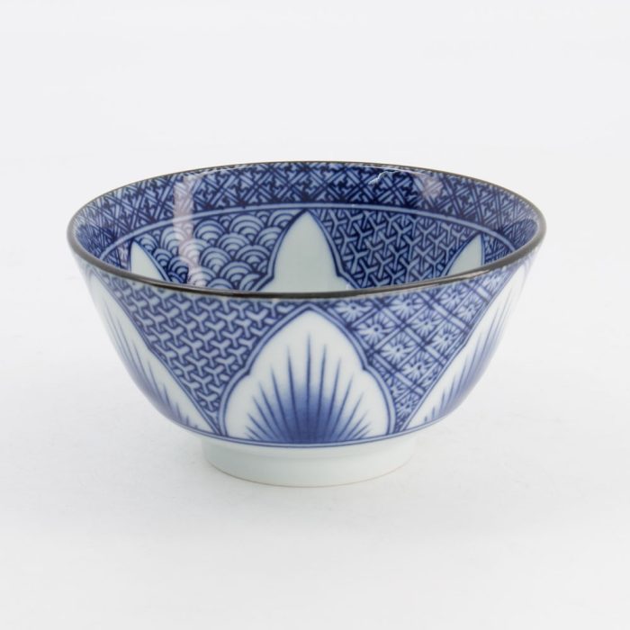 Tokyo Design Studio Bol Tayo Fleur de Lys 13,5x6,8cm 300ml Bleu – Image 2
