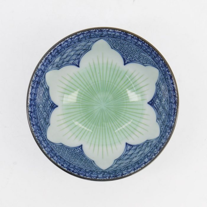 Tokyo Design Studio Bol Tayo Fleur de Lys 13,5x6,8cm 300ml Bleu