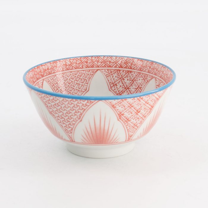 Tokyo Design Studio Lily Flower Tayo Bol 13,5x6,8cm 300ml Rouge – Image 2