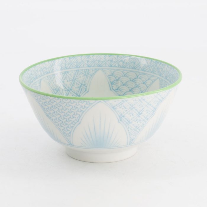 Tokyo Design Studio Lily Flower Tayo Bol Petit 13.5x6.8cm 300ml Bleu Clair – Image 2