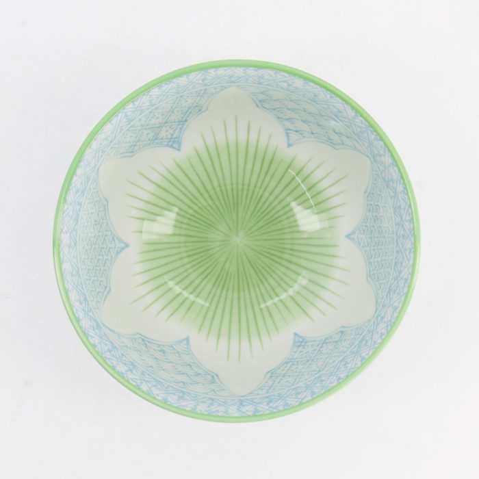 Tokyo Design Studio Lily Flower Tayo Bol Petit 13.5x6.8cm 300ml Bleu Clair