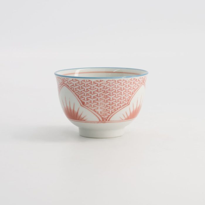Tokyo Design Studio Tasse à Thé Fleur de Lys 8,4x5,5cm 150ml Rouge – Image 2