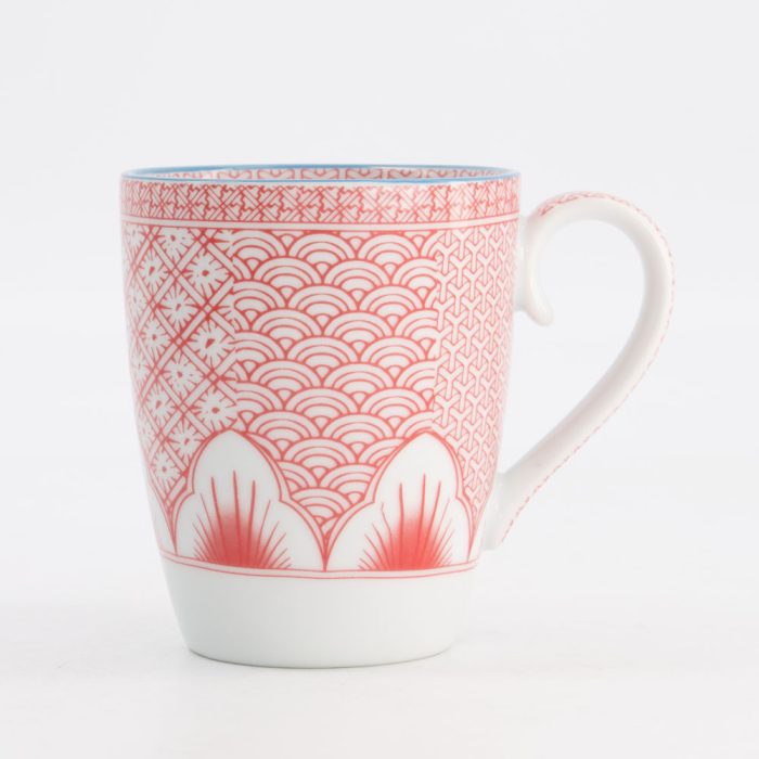 Tokyo Design Studio Mug Fleur de Lys 8,8x10,5cm 350ml Rouge