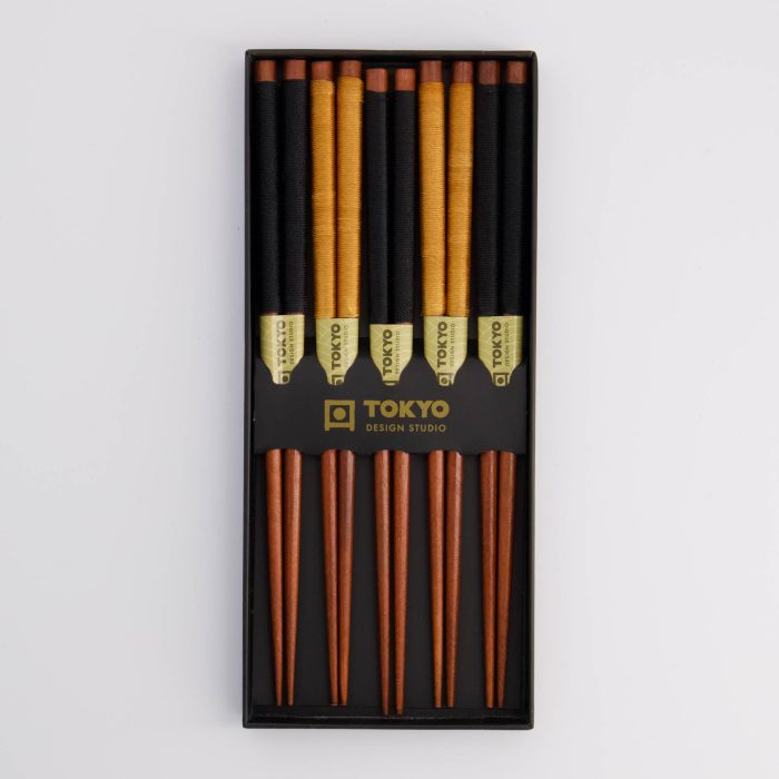 Coffret Cadeau Baguettes Tokyo Design Studio Parasol Or – Image 5