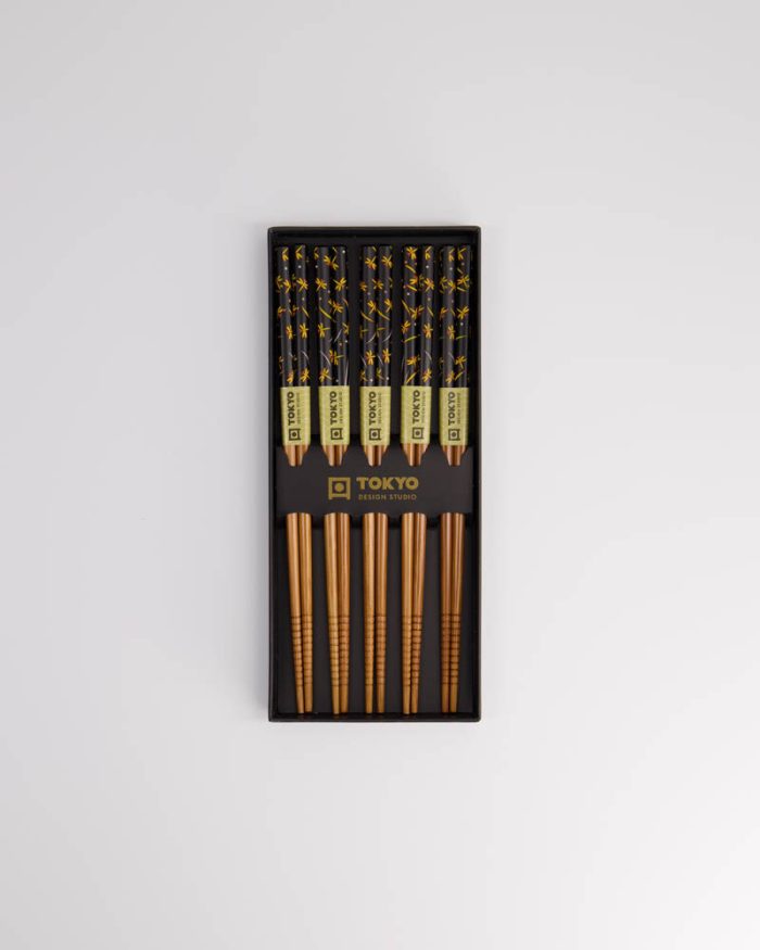 Coffret Cadeau Baguettes Tokyo Design Studio Libellule Jaune – Image 5