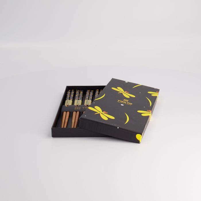 Coffret Cadeau Baguettes Tokyo Design Studio Libellule Jaune – Image 6