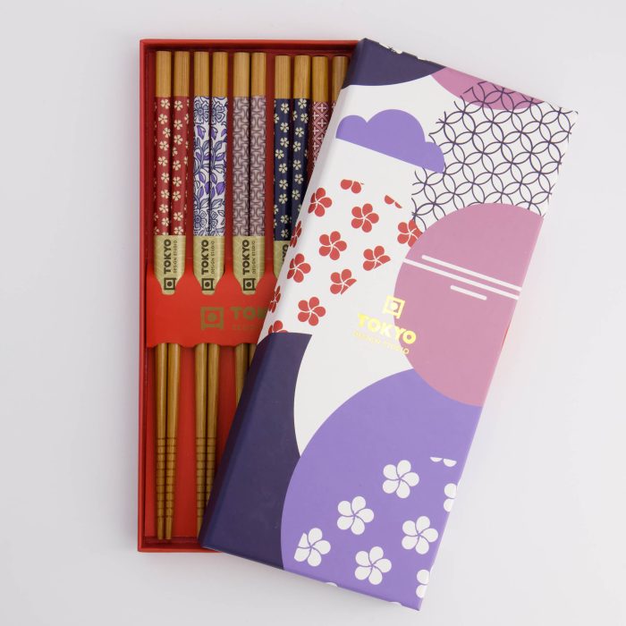 Coffret Cadeau Baguettes Tokyo Design Studio Flower Circle – Image 2