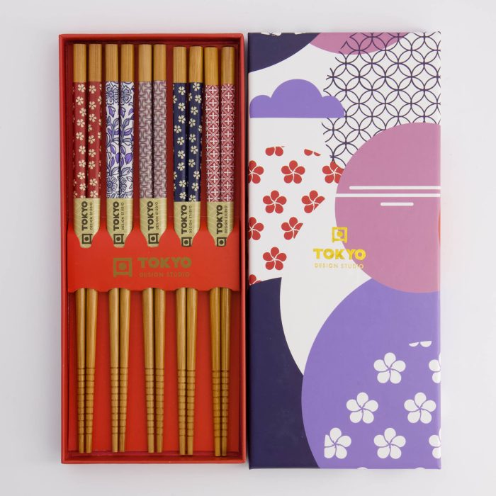 Coffret Cadeau Baguettes Tokyo Design Studio Flower Circle