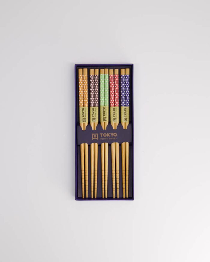 Coffret Cadeau Baguettes Tokyo Design Studio Cercle Coloré – Image 4