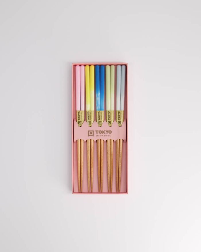 Coffret Cadeau Baguettes Tokyo Design Studio Libellule Rose – Image 5