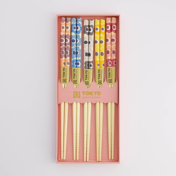 Coffret Cadeau Baguettes Tokyo Design Studio Fleur Rose – Image 4