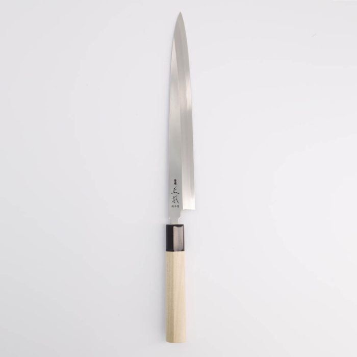 Couteau Masamoto Tokyo Acier carbone Yanagi 24 cm – Image 4