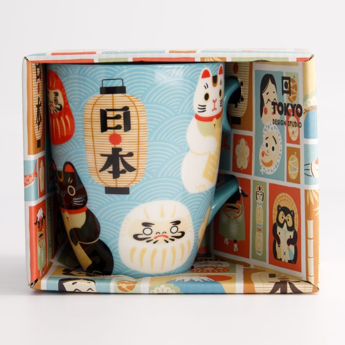 Tokyo Design Studio - Kawaii - Tasse Japon Avec Boîte Cadeau - 8.5x10.2cm 380ml