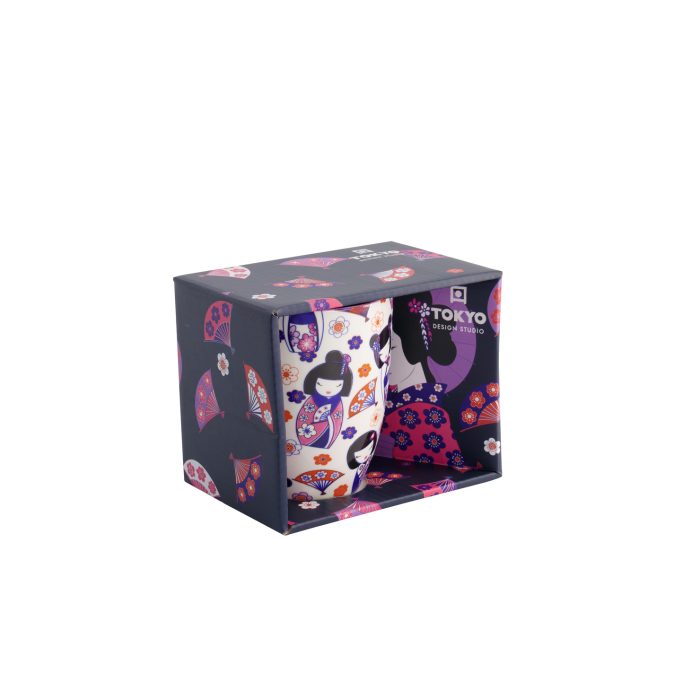 Tokyo Design Studio - Kawaii Maiko - Mug Avec Boîte Cadeau - 8.5x10.2cm 380ml