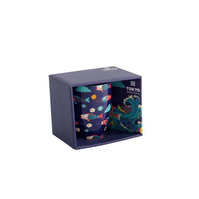 Tokyo Design Studio - Kawaii Koinobori - Mug Avec Boîte Cadeau - 8.5x10.2cm 380ml