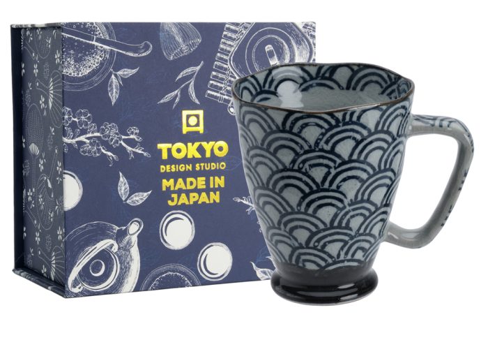 Tokyo Design Studio Mug Coffret Cadeau 9x11cm 400ml Vague