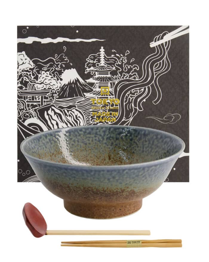 Tokyo Design Studio Sunachi Ainagashi Ramen Bol Coffret cadeau 3 pièces 21.3x8.7cm 1250ml