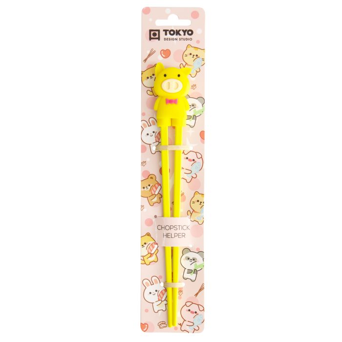 Tokyo Design Studio- Baguettes- Cochon Jaune- (baguettes enfant)