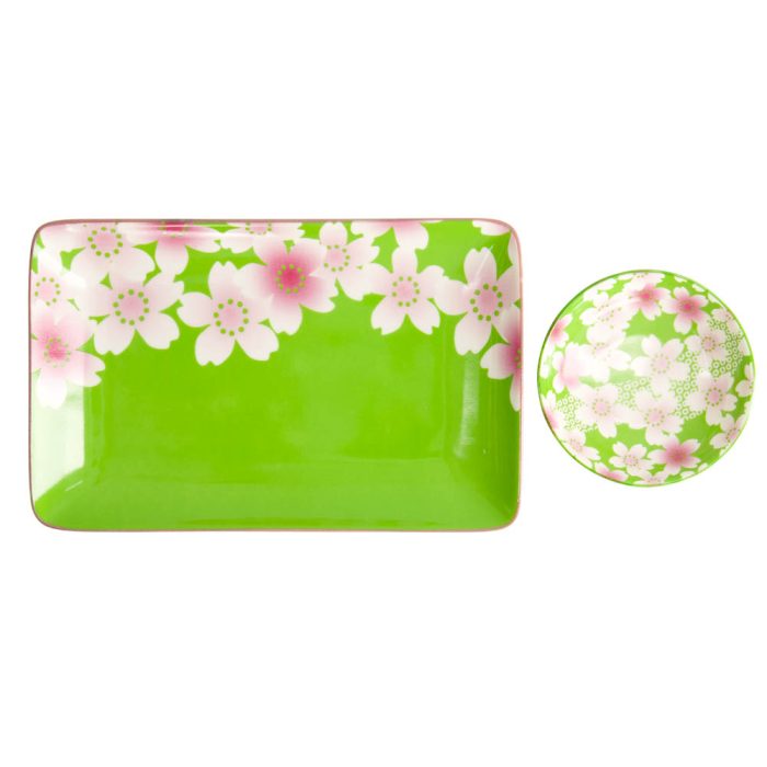 Tokyo Design Studio - Kawaii - Fleur - Ensemble Sushi - 6 pièces - Pour 2 personnes – Image 3