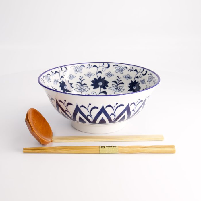 Tokyo Design Studio - Tokyo Blue - Bol à Ramen - Ensemble Cadeau - 3 pièces - 1300 ml – Image 4